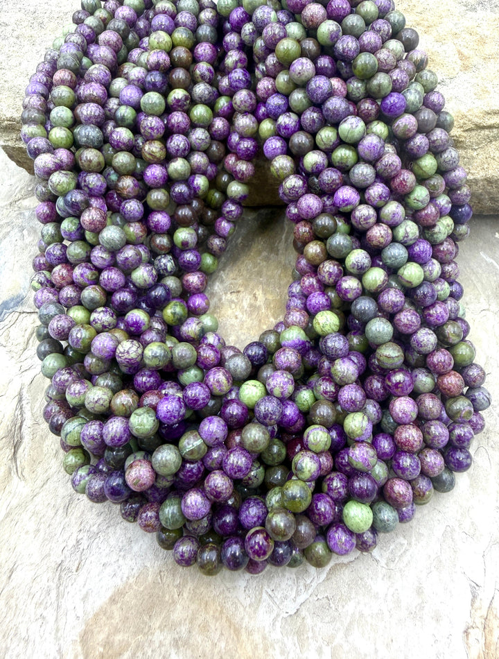 Stichite/Atlantisite (Australia) 6mm Round Beads 16 Inch