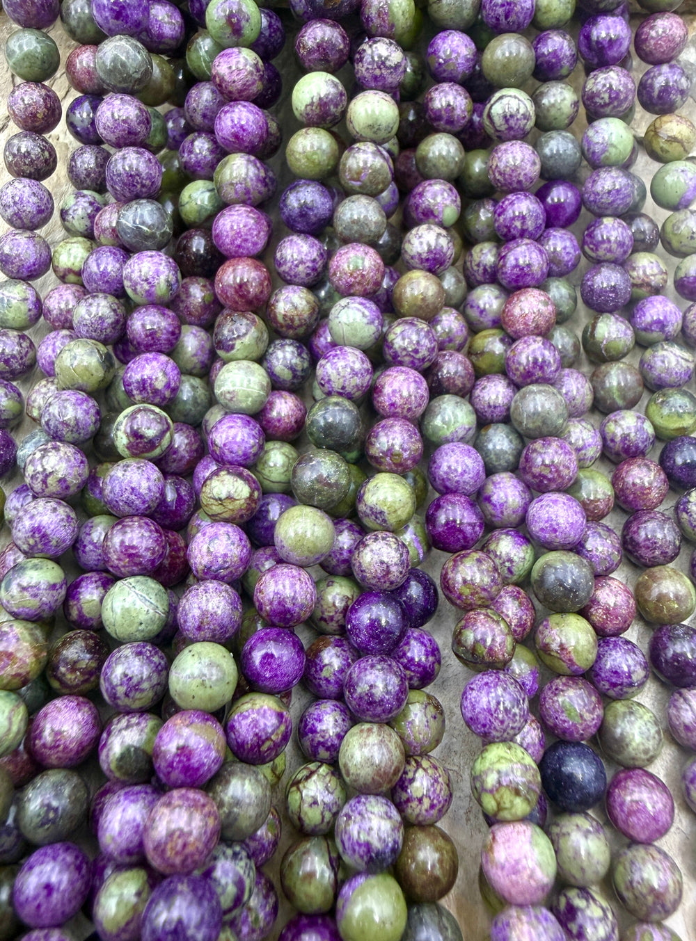 Stichite/Atlantisite (Australia) 6mm Round Beads 16 Inch