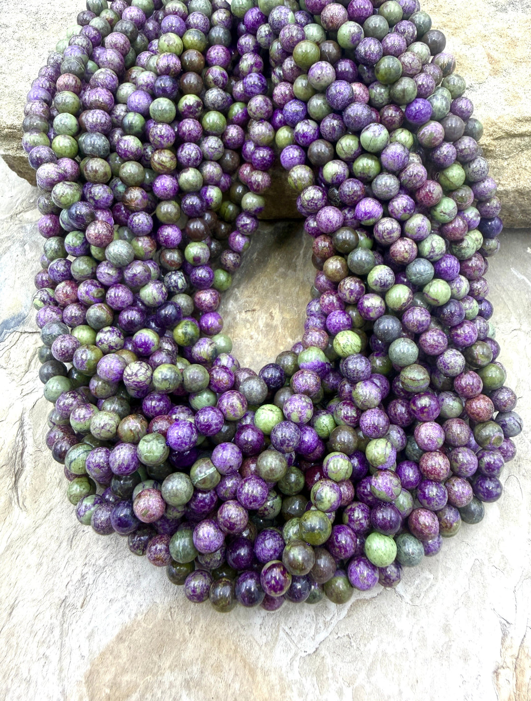 Stichite/Atlantisite (Australia) 6mm Round Beads 16 Inch