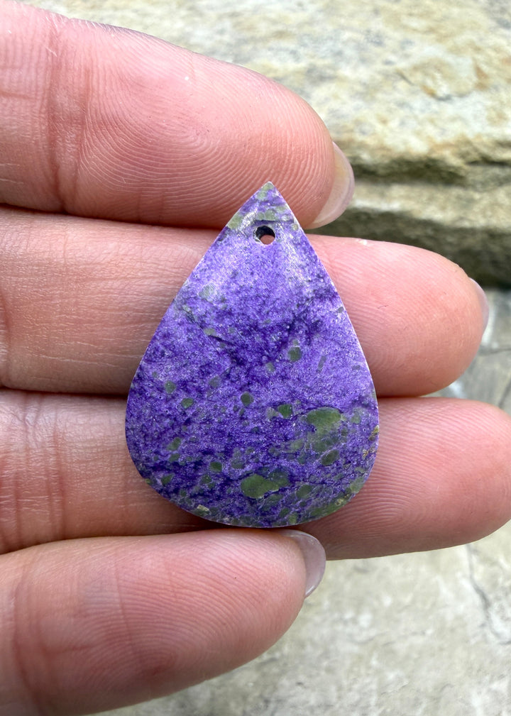 Stichite/Atlantisite (Australia) Focal Pendant Bead