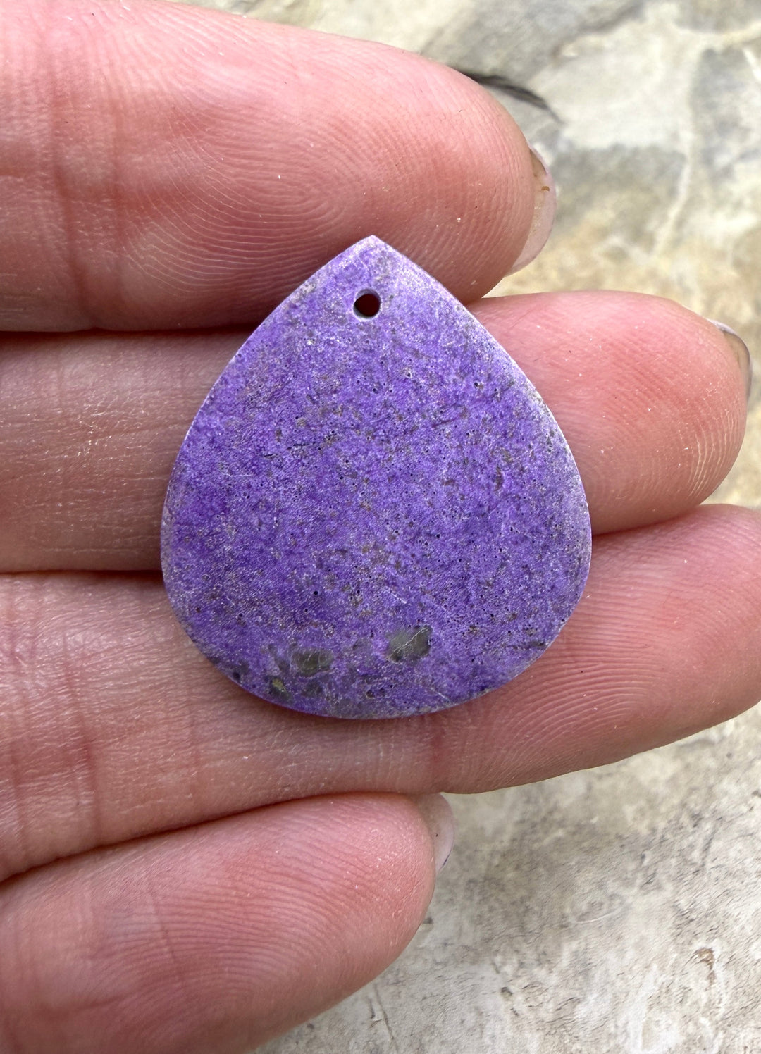 Stichite/Atlantisite (Australia) Focal Pendant Bead 21x24mm