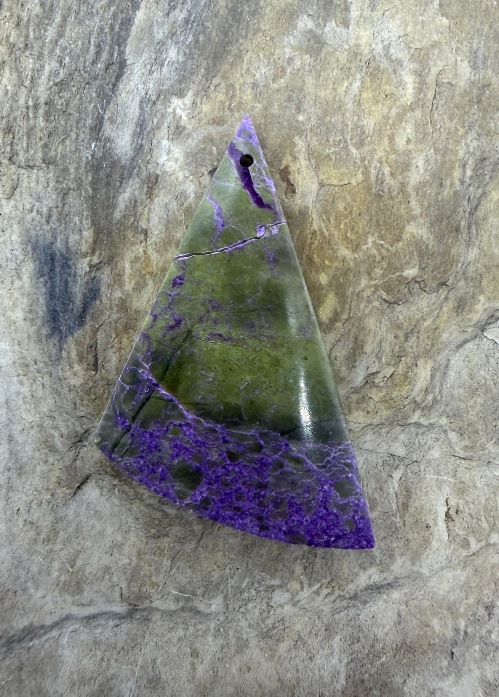 Stichite/Atlantisite (Australia) Focal Pendant Bead