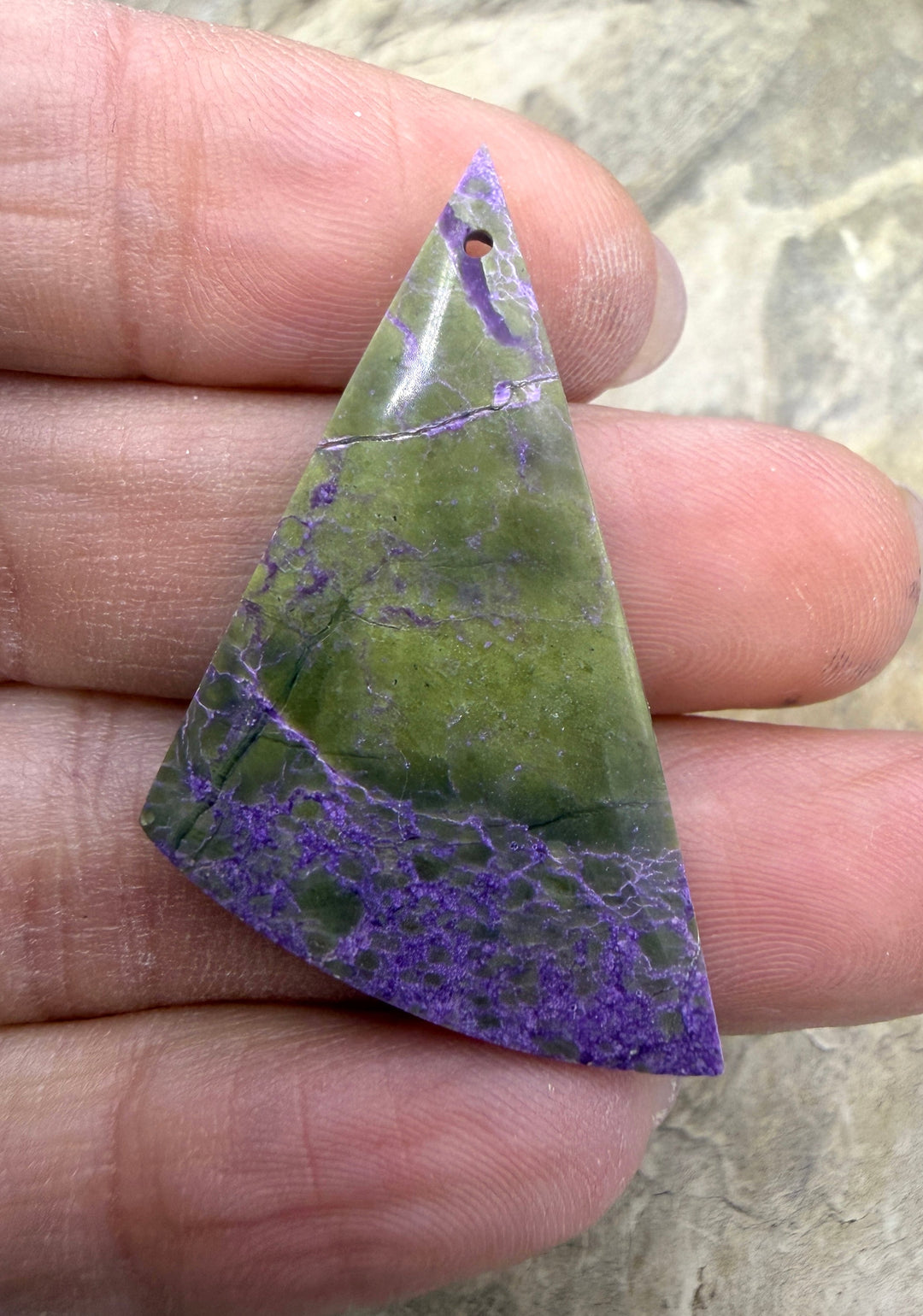 Stichite/Atlantisite (Australia) Focal Pendant Bead