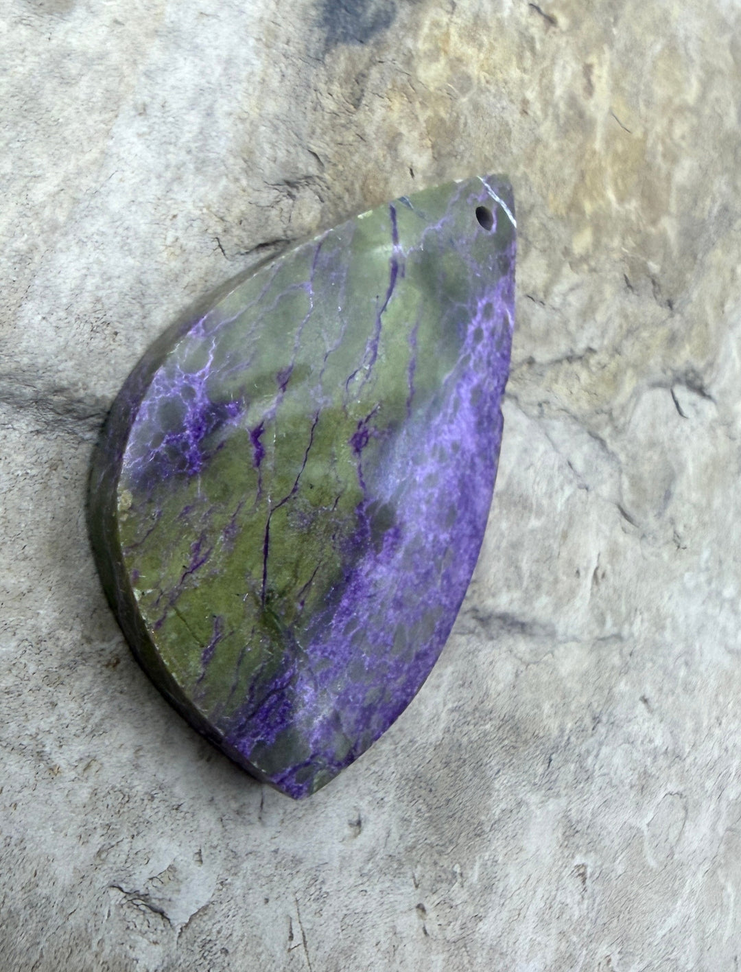 Stichite/Atlantisite (Australia) Focal Pendant Bead
