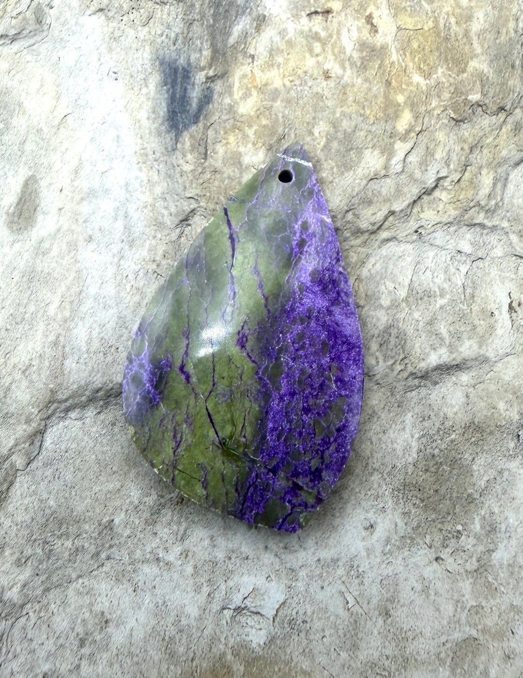 Stichite/Atlantisite (Australia) Focal Pendant Bead