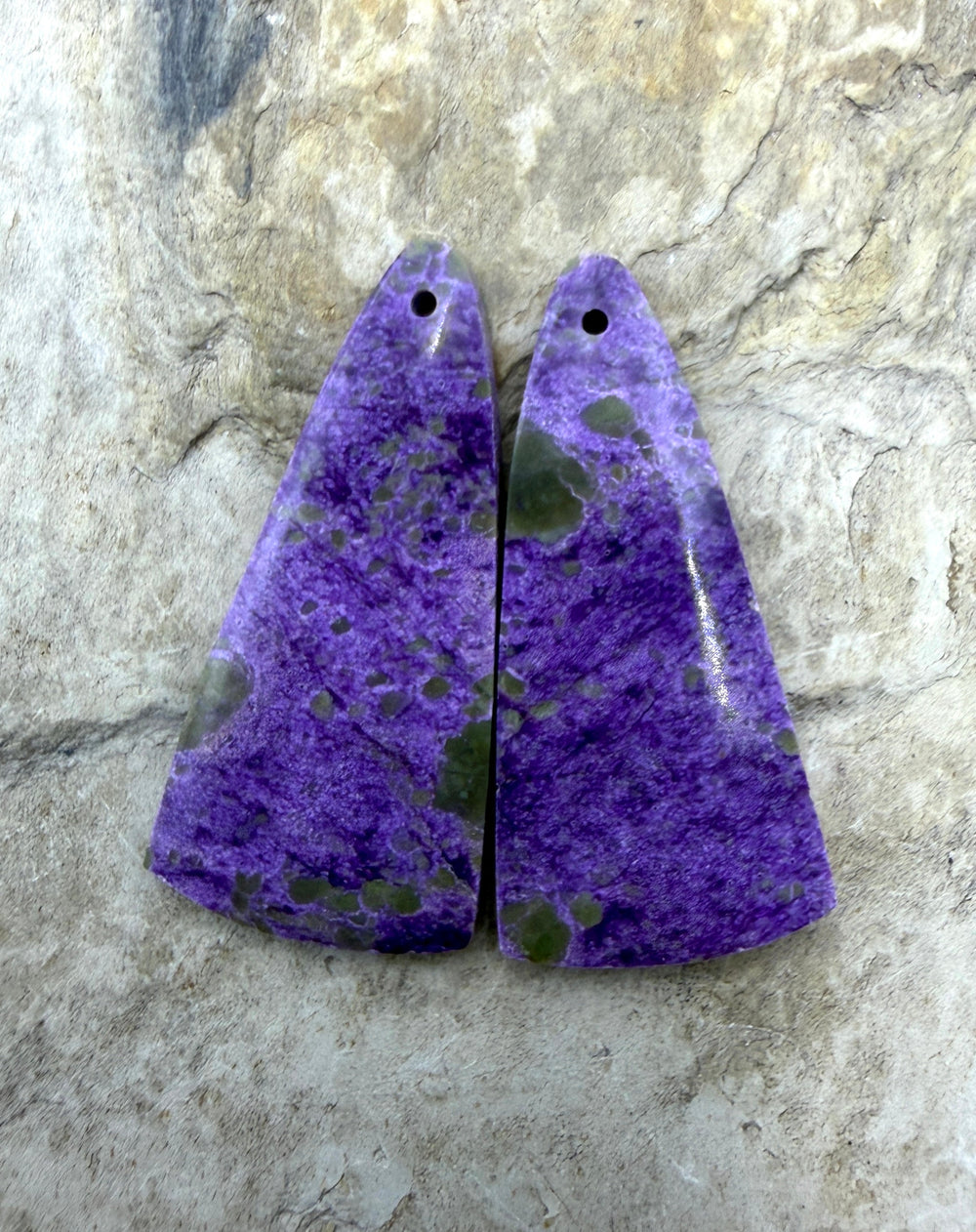 Stichite/Atlantisite (Australia) Matching Earring Slab Bead