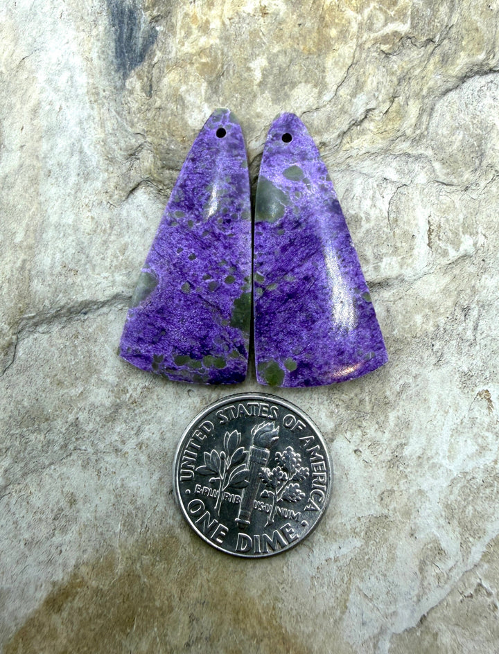 Stichite/Atlantisite (Australia) Matching Earring Slab Bead