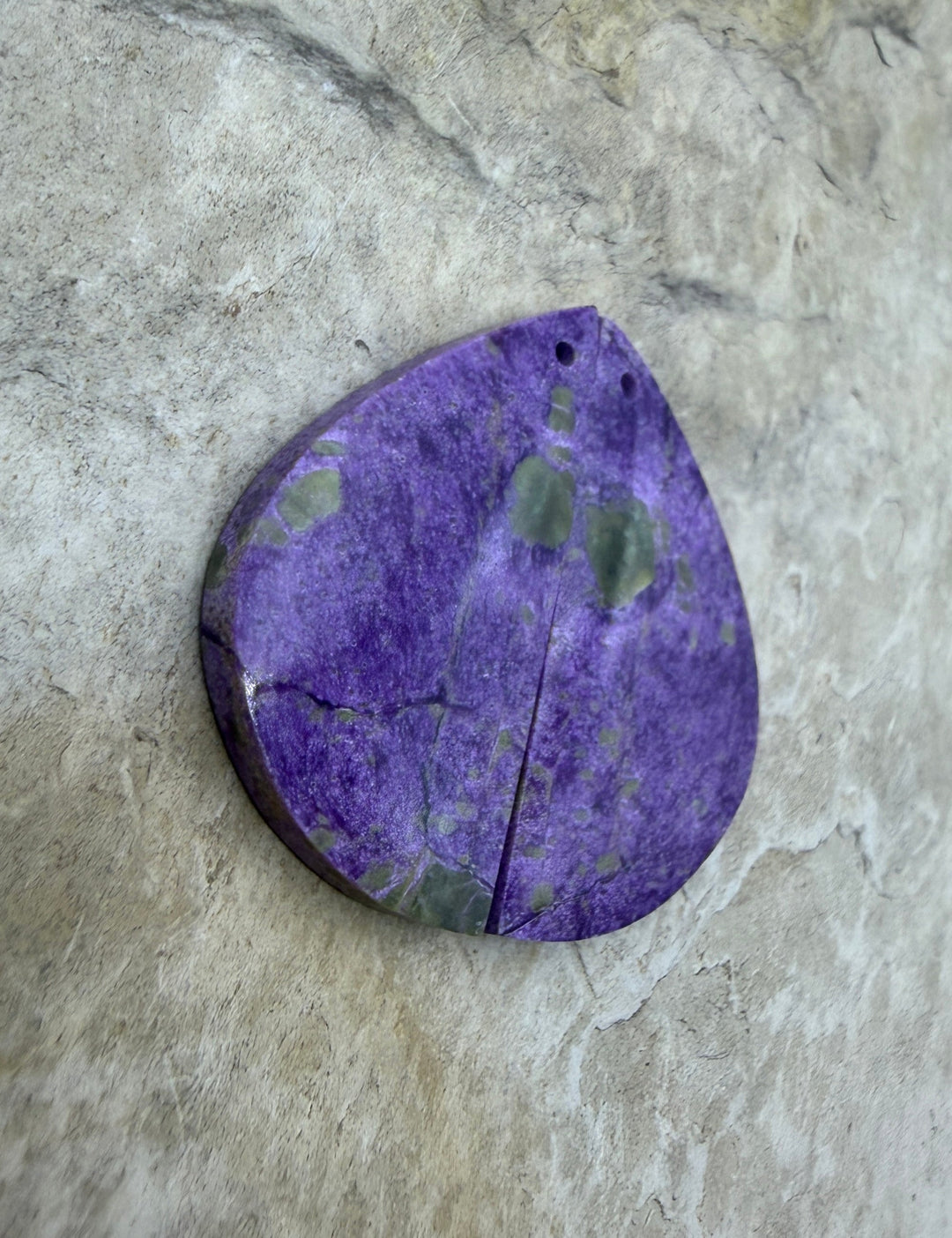 Stichite/Atlantisite (Australia) Matching Earring Slab Bead