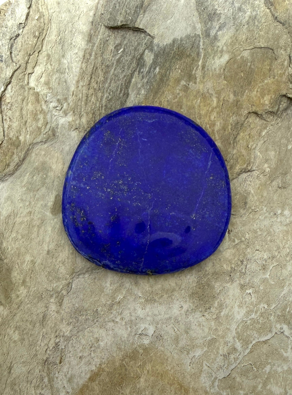Top Quality Lapis Lazuli with Pyrite BIG Cabochon 40x41mm