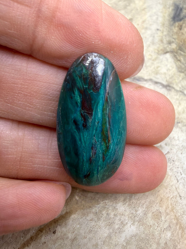 Top Quality Peruvian Blue Opal (Peru) Freeform Cabochon