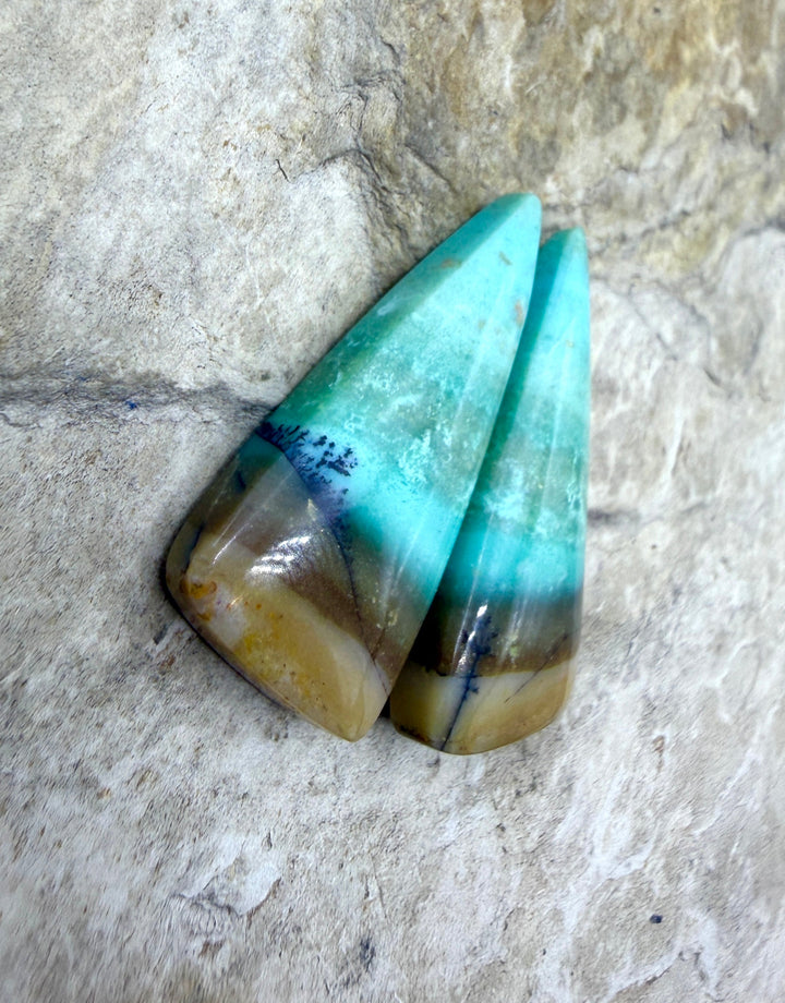 Top Quality Peruvian Blue Opal (Peru) Freeform Cabochon