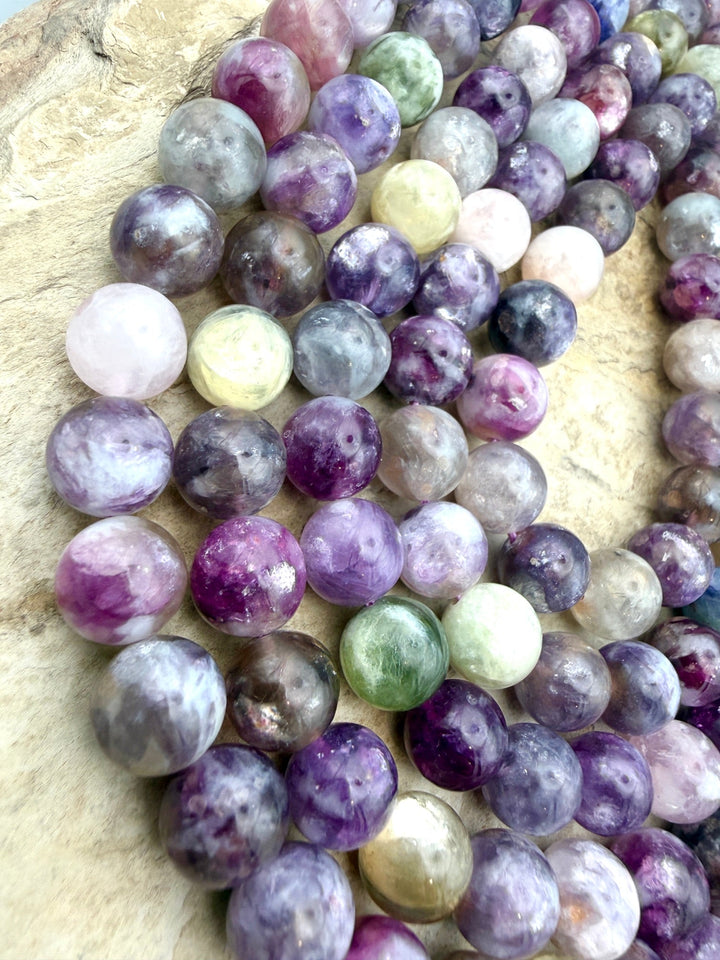 Unicorn Stone (Madagascar) Round Beads 10mm 15 Inch