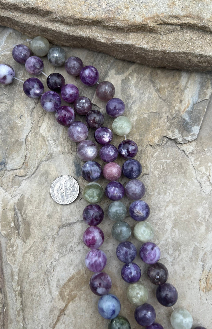 Unicorn Stone (Madagascar) Round Beads 12mm 8 Inch