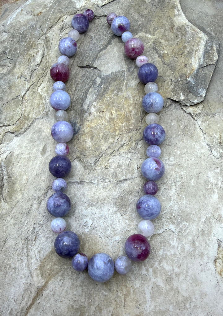 Unicorn Stone (Madagasgar) Designer Strand of Mixed Size