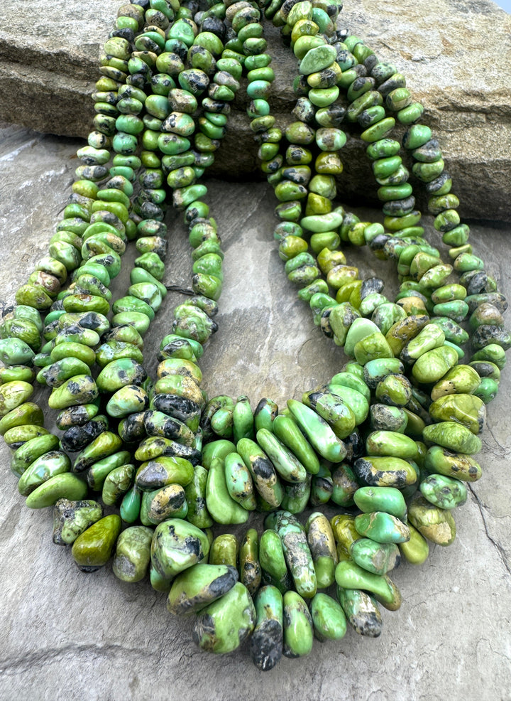 Verde Valley Turquoise (NV) Graduated 6-12mm Nugget Bead