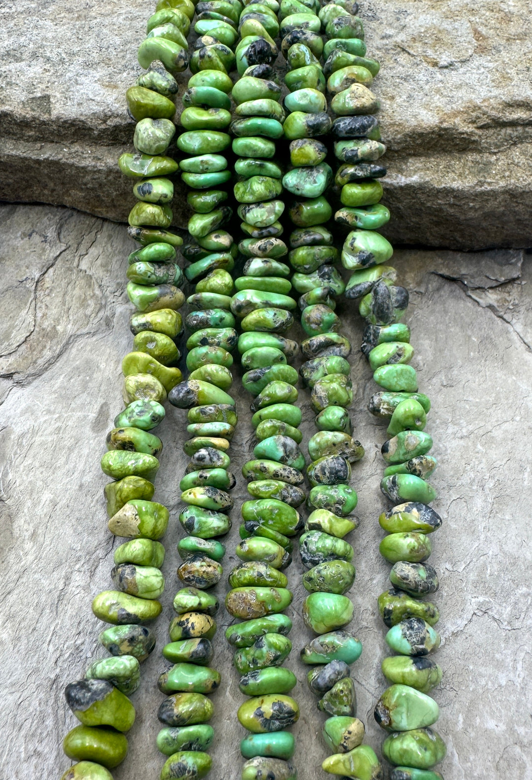 Verde Valley Turquoise (NV) Graduated 6-12mm Nugget Bead