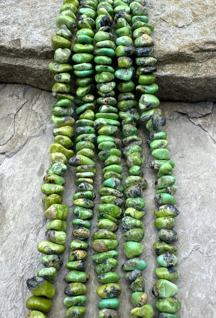 Verde Valley Turquoise (NV) Graduated 6-12mm Nugget Bead