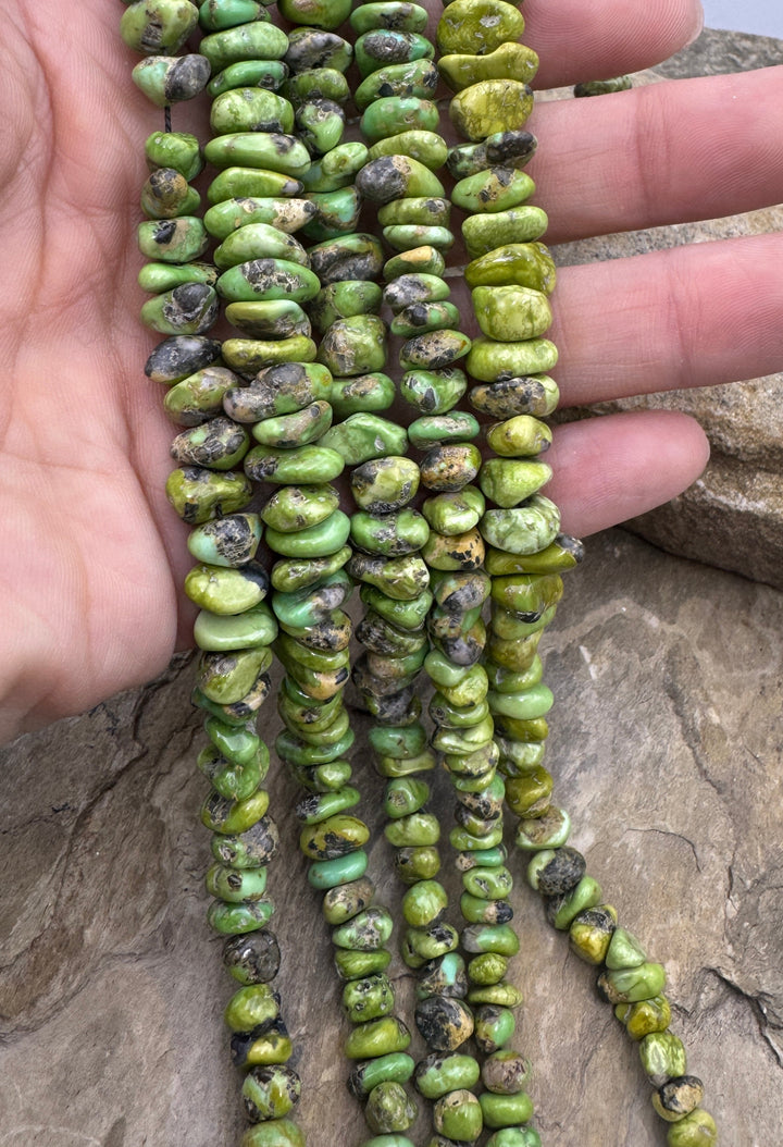 Verde Valley Turquoise (NV) Graduated 6-12mm Nugget Bead