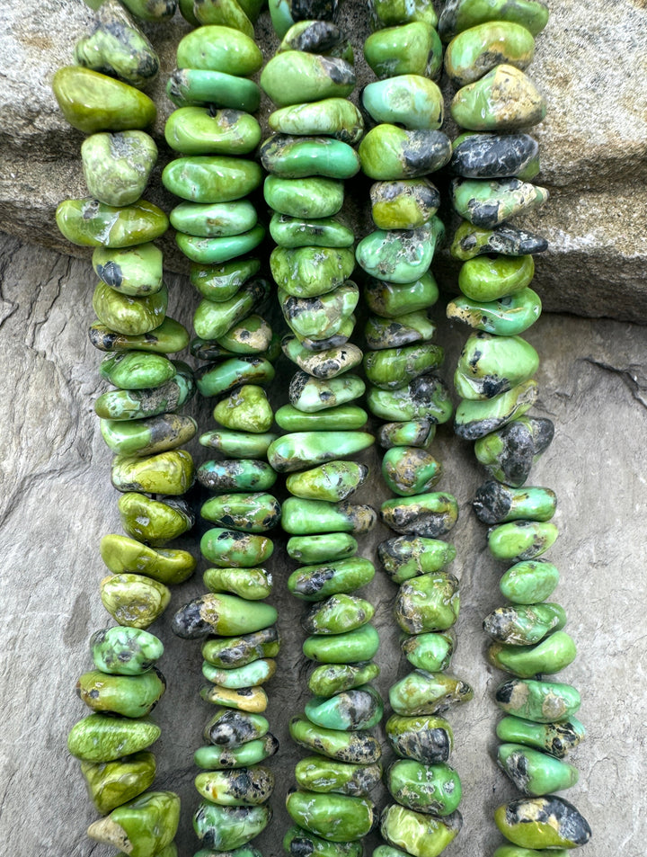 Verde Valley Turquoise (NV) Graduated 6-12mm Nugget Bead