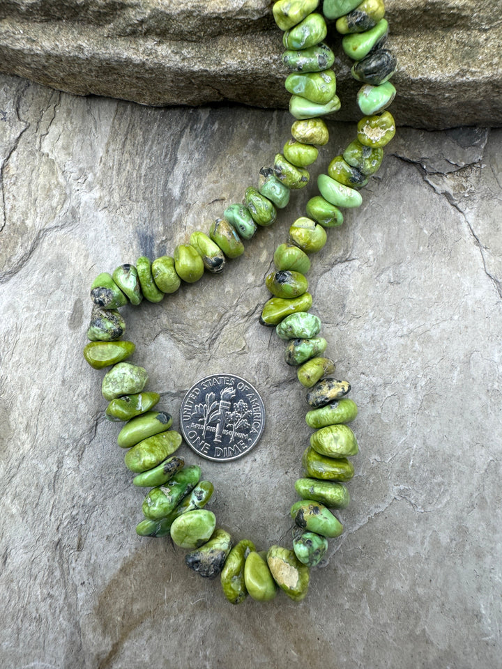 Verde Valley Turquoise (NV) Graduated 6-12mm Nugget Bead