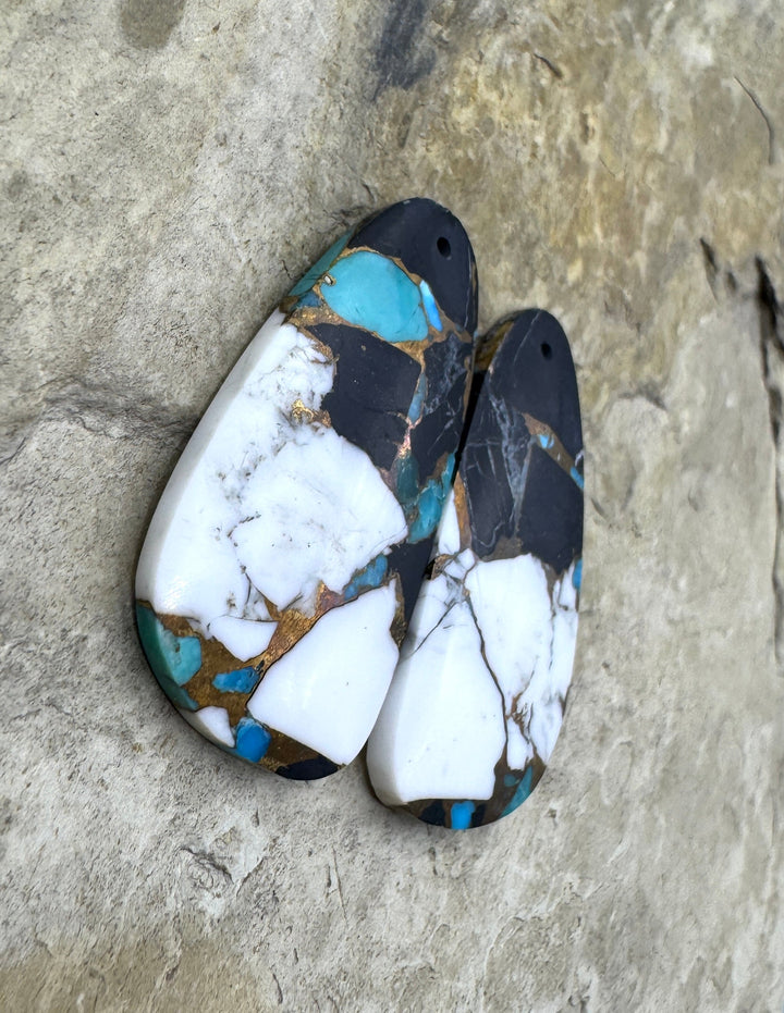 White Buffalo Kingman Turquoise & Bronze - Kingman