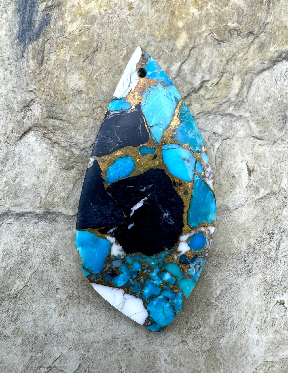 White Buffalo Kingman Turquoise & Bronze - Kingman