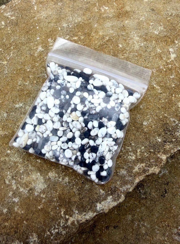 White Buffalo (Nevada) Tumbled Un-Drilled Nuggets 2-4mm