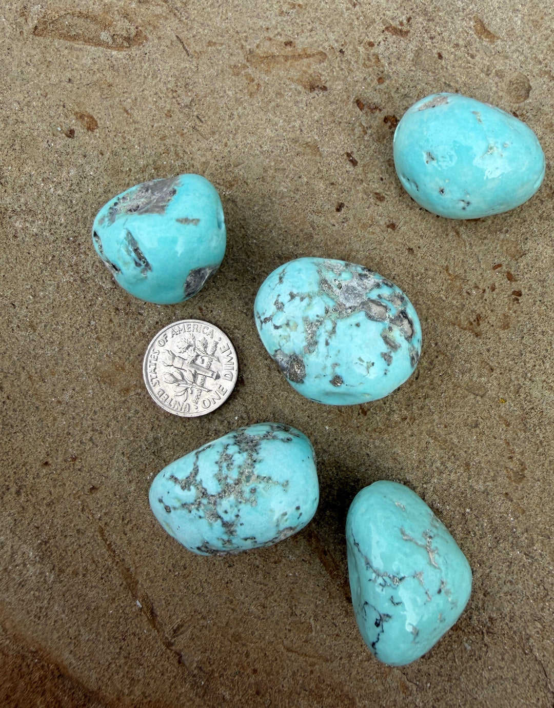 White Water Turquoise (Mexico) GIANT Nugget Focal Beads