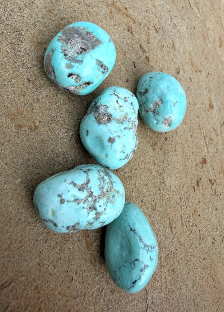 White Water Turquoise (Mexico) GIANT Nugget Focal Beads