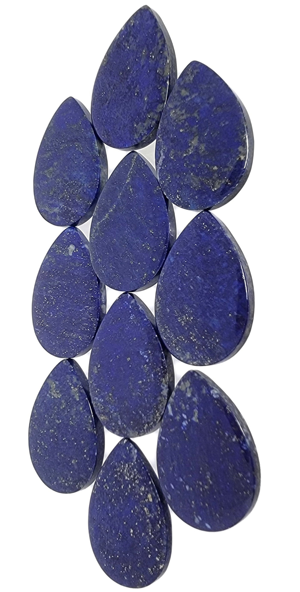 Lapis Lazuli with Pyrite Flecks 18x25mm Teardrop Cabochon 