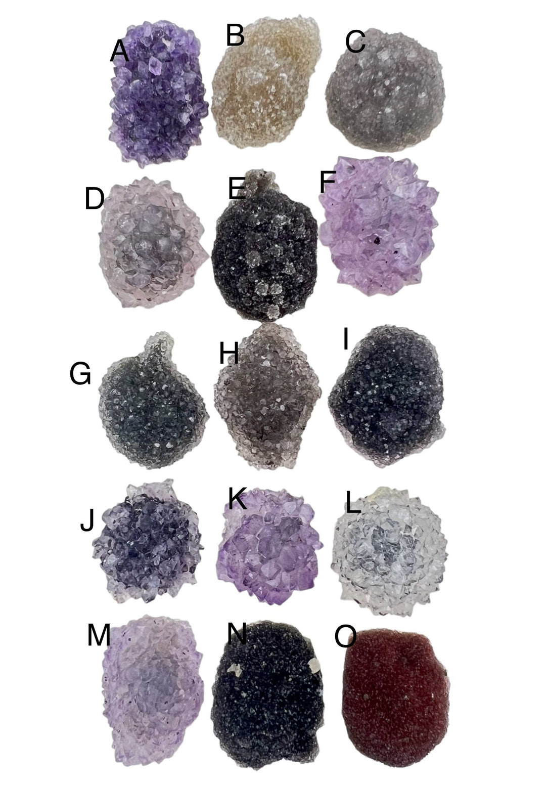 Natural Druzy Designer Freeform Cabochons From Uruguay