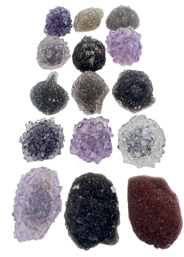 Natural Druzy Designer Freeform Cabochons From Uruguay