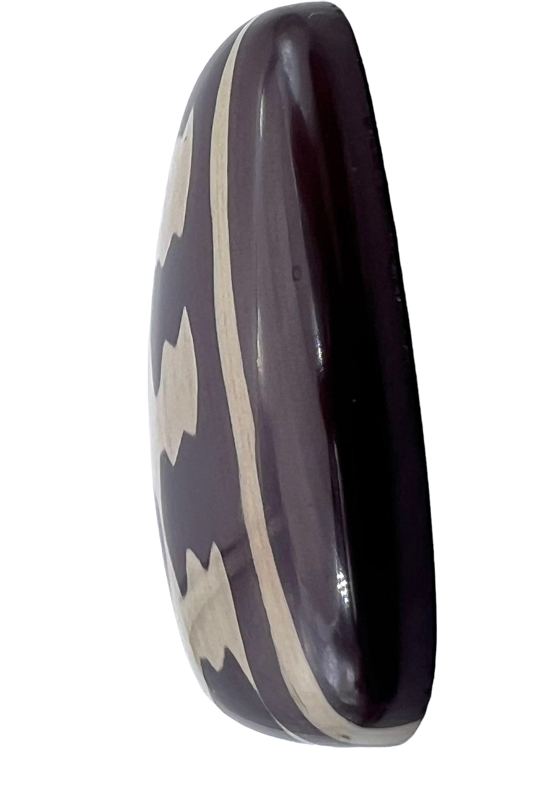 RARE Australian Zebra Stone Freeform Cabochon 40x29mm -