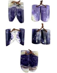 
	  
  
	  
	  
	  	
	    RARE Morado Purple Opal (Mexico) Matching Earring Beads (one Pair)