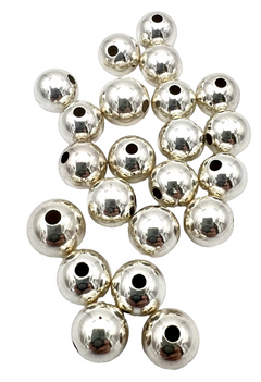 
	  
  
	  
	  
	  	
	    Sterling Silver Round Seamless beads 9mm (PKG of 3 beads)